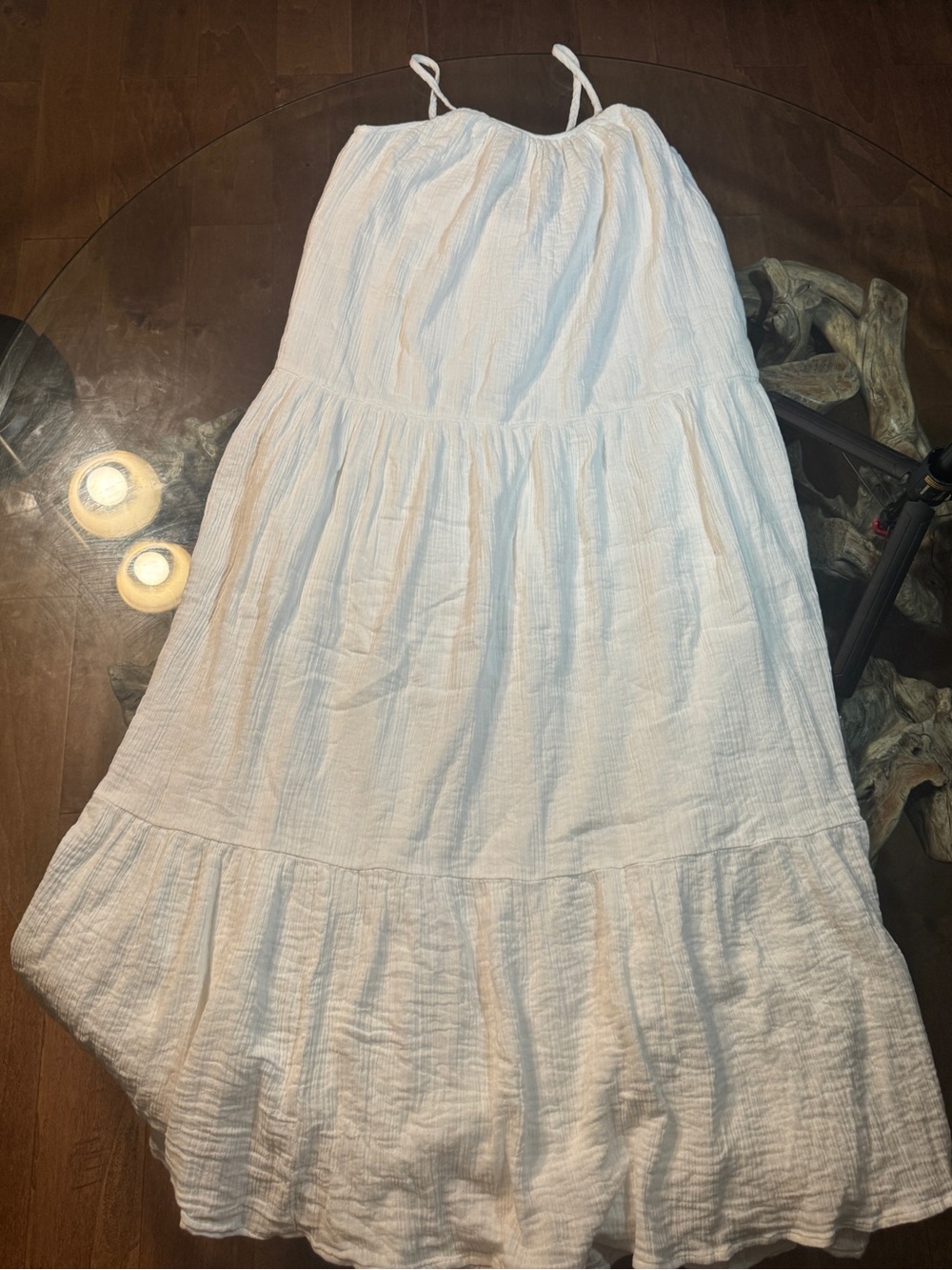 Tiered Beach Dress Cotton blend
